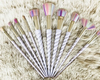 Einhorn Make-up Pinsel 10 PC-Set