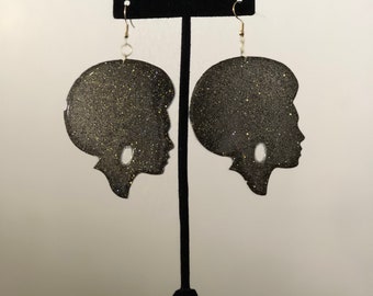 Galaxy Goddess Dangle Earrings