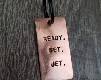 Custom Luggage Tag - Copper Luggage Tag - Travel Accessory - Customized - Copper- Handmade - Engraved - Bag Tag - Travel Gift - Personalize