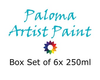 Paloma Artist Paint Box Set of 6x 250ml
