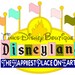 Disney SVG clipart Title Disneyland Original Sign Disney Castle Scrapbook Cricut Silhouette Cut File