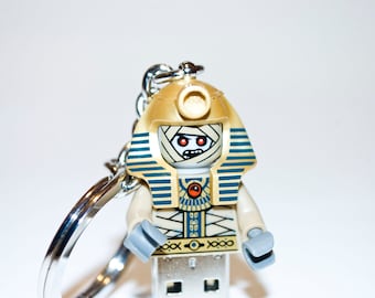 128GB Zombie Pharaoh USB Flash Drive with Key Chain