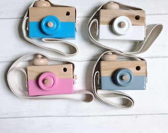 Decorative Wooden Toy Camera