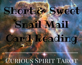 Snail Mail Tarot Card Reading