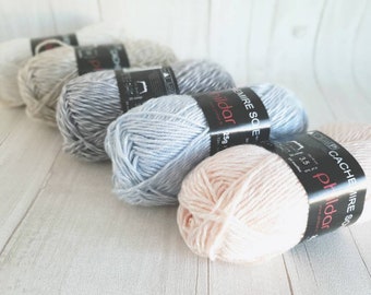 NEW! Cashmere yarn - Baby yarn - Cashmere silk yarn - Royal baby yarn - Phil Cachmerin Soie - Yarn for baby - Sport yarn - Baby shower gift