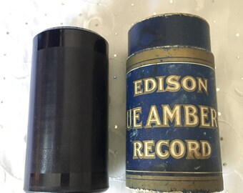 Vintage Edison Blue Amberol 4 minute Cylinder Record 4471 Tuck Me To Sleep ( XYLO ) Lou Chiha "Friscoe"