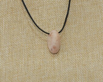 Irish Natural Beach Pebble Pendant Necklace