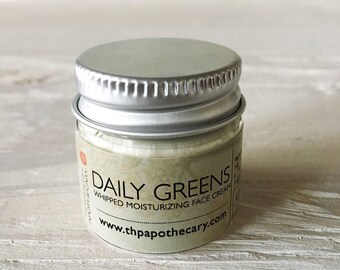 DAILY GREENS, Face Moisturizer, Travel Sized Products, Skin Care, Face Moisturizer, Normal to Dry Skin, 0.5 oz