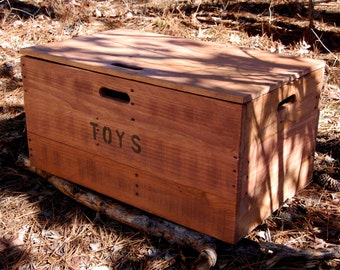 wooden toy box large