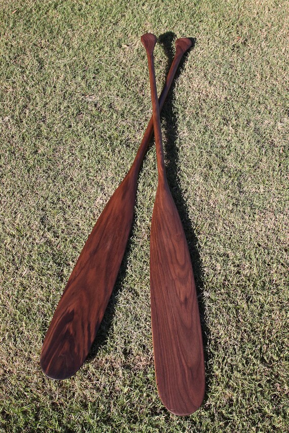 Items similar to Custom Set of Hardwood Canoe Paddles, madetoorder on Etsy