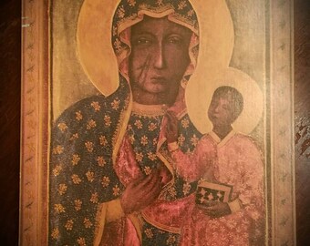 Schwarze Madonna von Czenstochau - Black Madonna with Child