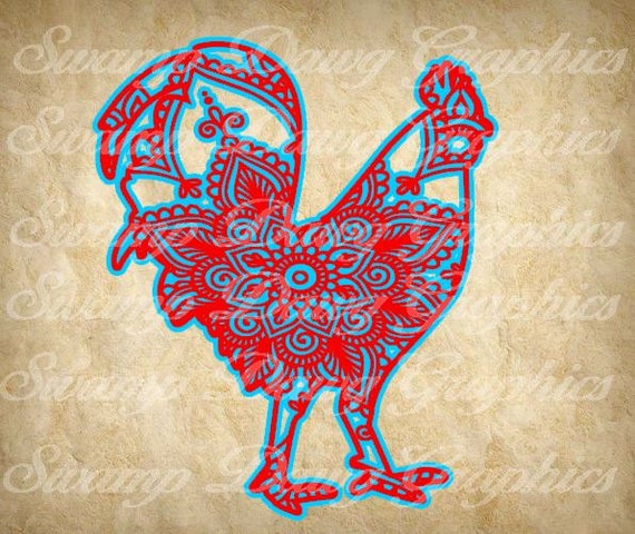 Download Chicken svg Mandala chicken svg chicken cut file mandala