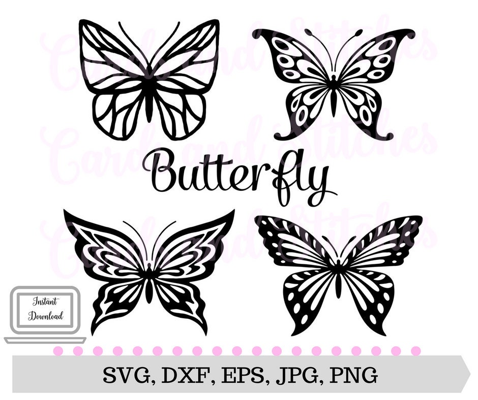 Butterfly SVG Fancy Butterflies SVG Digital Cutting File