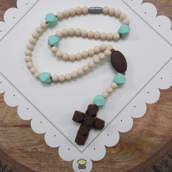 Teething Chew Rosary for Baby & Children 100 Food Grade