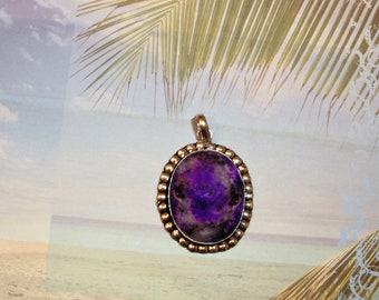 Dendrite Opal .925 Sterling Silver Pendant