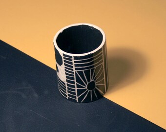 Illustrated Espresso mug