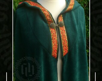 Full Length Cloak/Cape, Pagan, Druid, Ritual Magick, Ceremonial, Medieval, LARP, Renaissance, Elven,