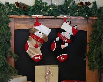 Personalised 3D Fun Pet Christmas Stockings