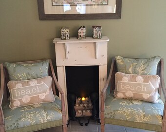 Faux Fireplace Mantle / Decorative fireplace surround (cottage style )