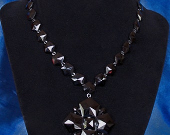 Antique Victorian Mourning Necklace