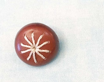 Jim Button Leather Button star