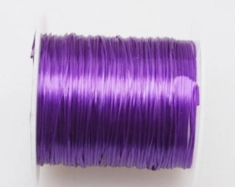 Elastic cord 0.5 MM Violet yarn.