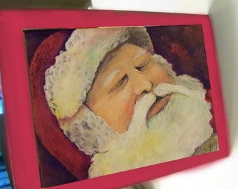 greeting card Christmas Santa Clause 15c