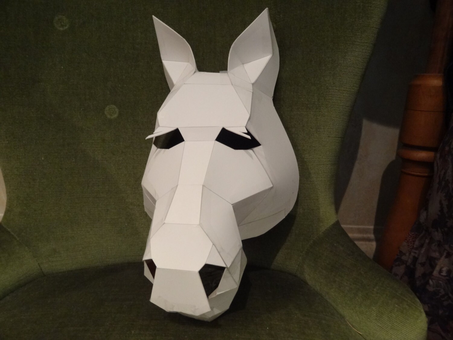 Make Your Own Horse Mask From Cardboard Digital Download DIY