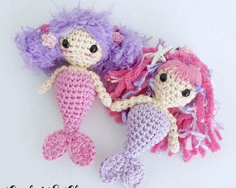 Mermaid Keychain ~ Amigurumi ~ Crochet Mermaid