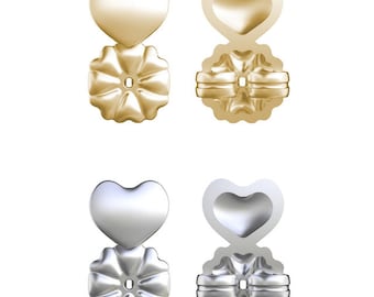 Hot Magic Bax Earring Backs Support Earring Lifts Fits all Post Earrings Set of 2 pair Gold and Silver Earrings Jewelry Accessories