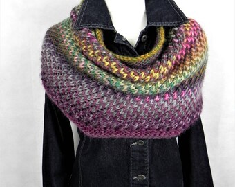 Loop Hose Scarf Shoulder warmer wool