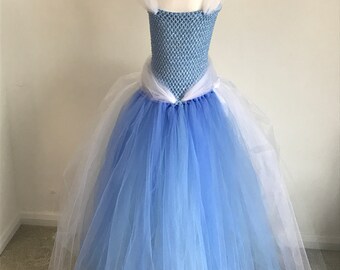Cinderella Inspired Tutu Dress. For Princess birthdays Themed