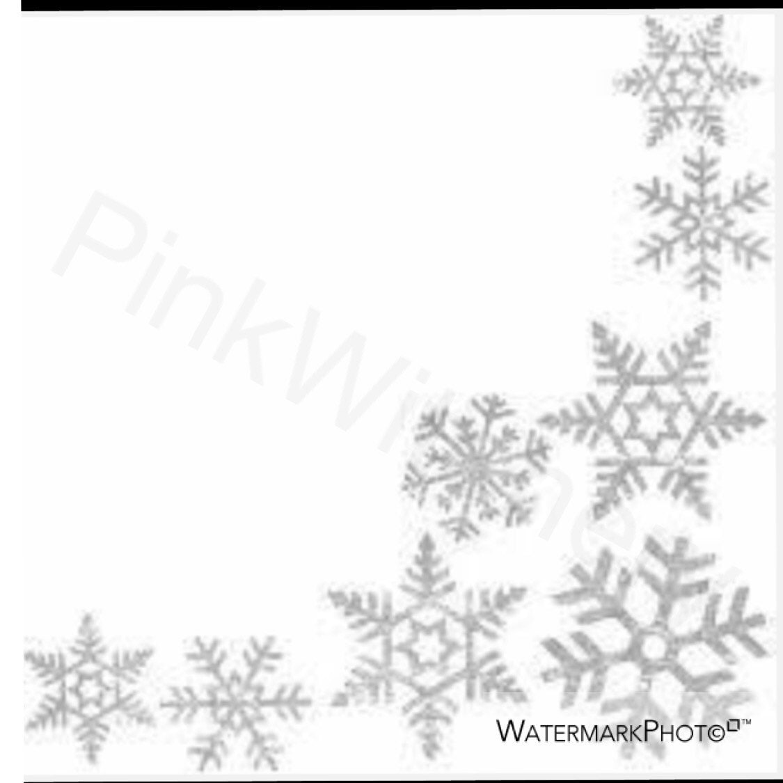 image is loading kraft white snowflakes watercolour watermark