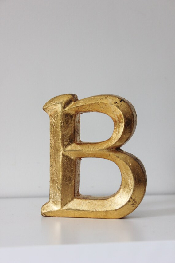 clearance gold letter resin vintage style gold leaf golden gold letter decor