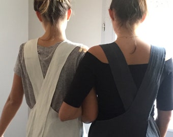 linen japanese apron