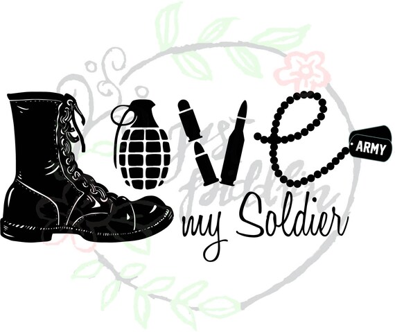 Free Free 242 Love My Soldier Svg SVG PNG EPS DXF File