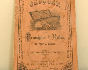 19th c. Croquet book