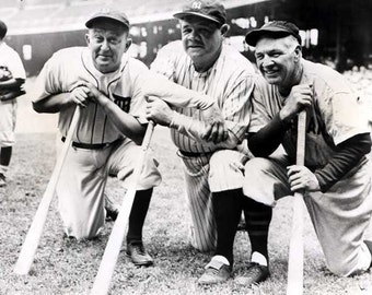 Babe Ruth , Ty Cobb & Tris Speaker