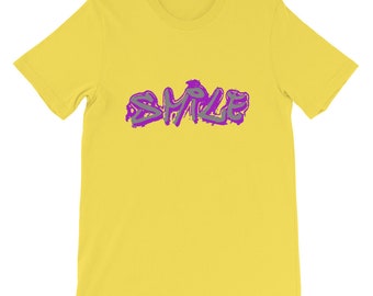 Smile graffiti shirt, Short-Sleeve Unisex T-Shirt