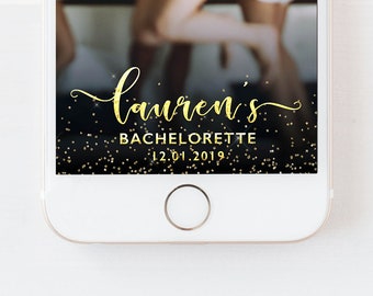 Snapchat Geofilter Hen Party Filter, Hen Party Snapchat Geofilter, Bachelorette Geofilter, Hen Party,Bridal Shower,Bach Party,Gold Hen Party