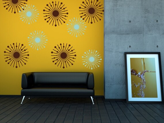 Atomic Starburst College Dorm Decorations Mid Century Modern Atomic Starburst College Dorm Decorations Mid Century Modern