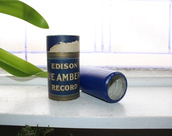 Antique Edison Cylinder Record 2657 War Talk At Pun'kin Center