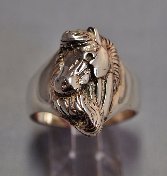 Horse Head Ring Sterling Silver