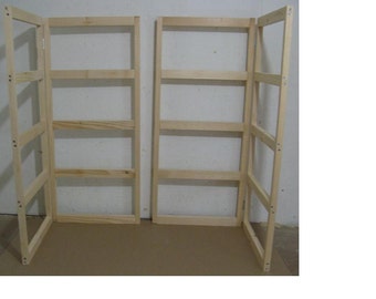 Craft show display tabletop folding shelf