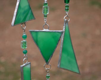 Stained Glass Chime, Sunchime, Stained Glass Sunchime, Glass Chime, Glass Suncatcher, Valentine's Day, Gifts for her, Mother's Day, Gifts
