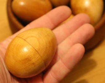 Wood Egg Shaker, Egg Percussion