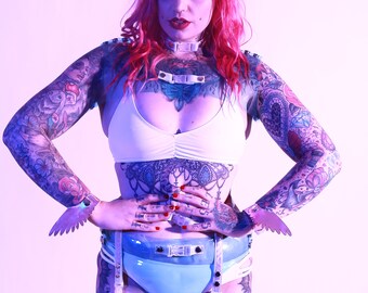 Clear PVC Overbust Chest Harness