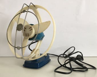 Old Fan - Vintage ventilator - Vintage Electric Fan - Office fan - Desktop Ventilator - Two Degrees Fan - Office gift