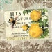 Vintage Style Tags, Bee Tags, Roses Tags