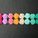 16 pcs Resin Flower Cabochons - 13mm Camellia Flowers - Tropical Glossy Colors Mix